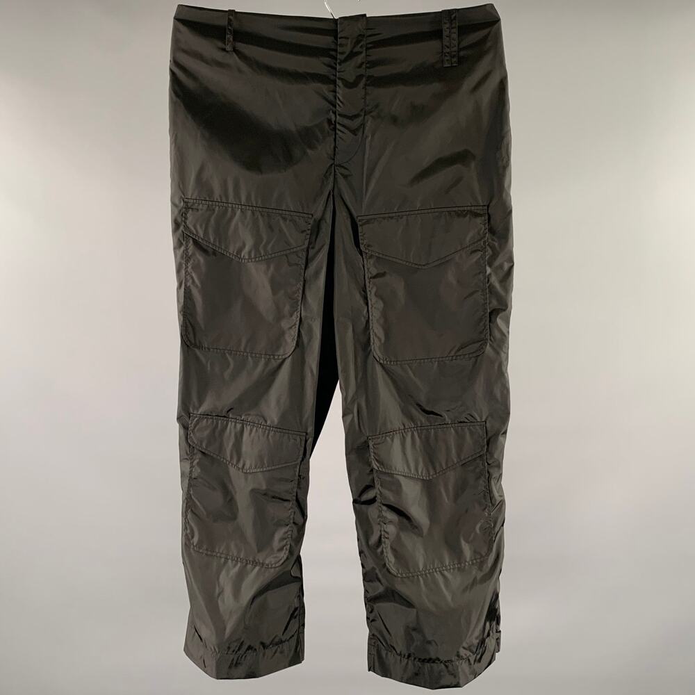 SIMONE ROCHA Size L Black Polyester Cargo Casual Pants